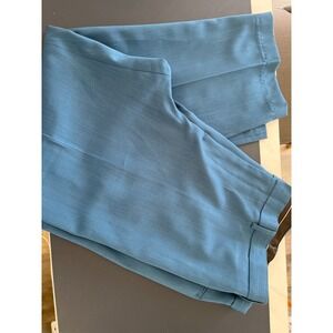 Botany 500 Mens Blue Polyester Dress Pants Size 42 Waist Style 038